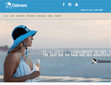 Tablet Screenshot of ozbrero.com.au
